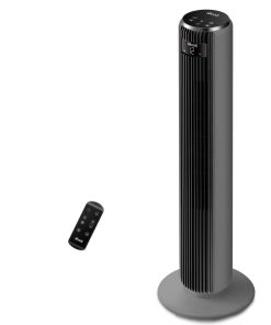 LEVOIT Ventilateur Colonne Silencieux, 5 Vitesses 4 Modes de Vent,Télécommande, Minuterie 12h, Oscillant à 90° avec 7m/s, 33W Économie, avec Mode Veille pour chambre